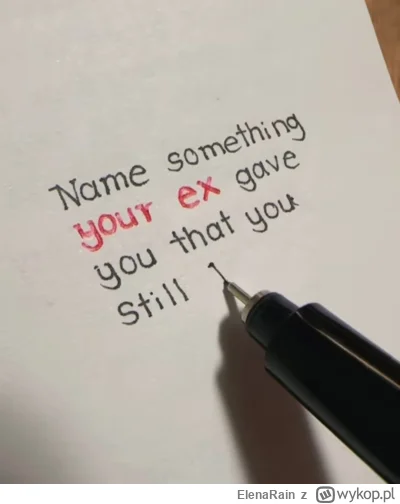 ElenaRain - Trauma?  ( ͡° ͜ʖ ͡°)

Ps. Tam powinno być oczywiście jeszcze "have"

#heh...