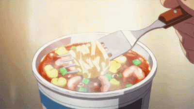siemankooo - #anime #gif #foodporn