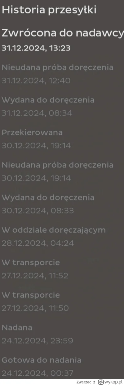 Zwarzec - #kurier #dpd Niezłe jaja sie dzieją w tym DPD. Dwa dni specjalnie czekam po...