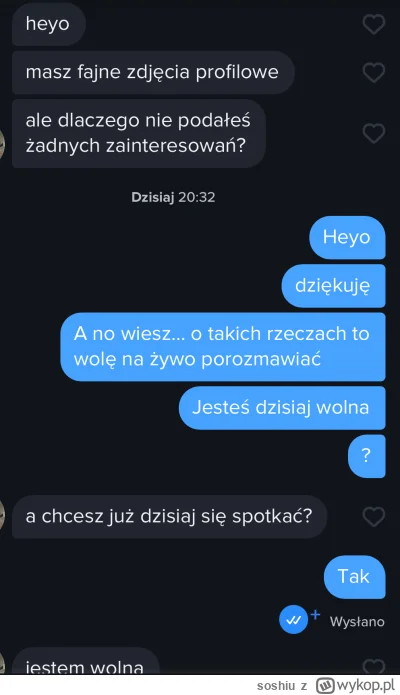 soshiu - Pyk pyk, tak najlepiej ustalajcie spotkania na #tinder Nie opłaca się długo ...