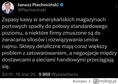 Kempes - #polityka #trump #musk #kawa #heheszki #usa #ciekawostkipiechocinskiego 

Ad...