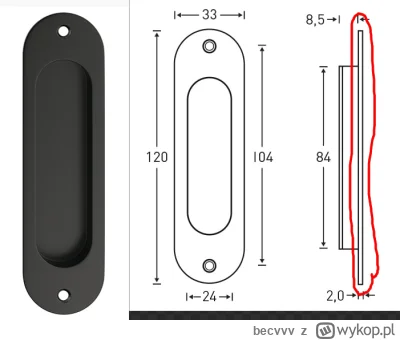 becvvv - Mireczki, potrzebuję w szafie z drzwiami przesuwnej dodać uchwyt wpuszczany....