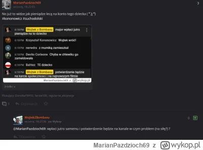 MarianPazdzioch69 - Przypominam że wczoraj miały być wpłacone pieniądze dla Madzi i @...