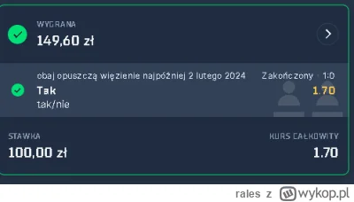 rales - @alteron: ja psotawilem setkę że wyjdą