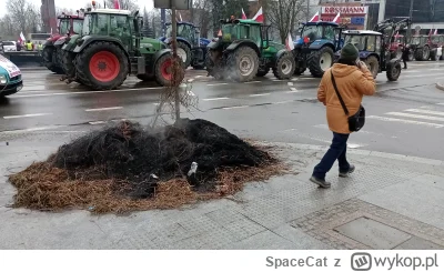 SpaceCat - Zajebisty protest... Chłopstwo jak zawsze zrobiło trzodę. Wywołali pożar w...