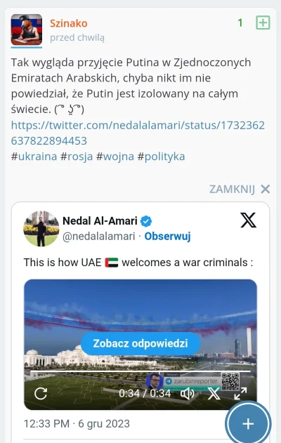 perla-nilu - #ukraina #rosja #wojna @Szinako
Akurat Emiraty nigdy nie były uważane za...