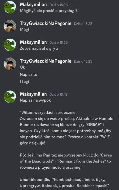 TrzyGwiazdkiNaPagonie - Zbanowany stary incel prosi was chłopaki o pomoc. Wpis grzecz...