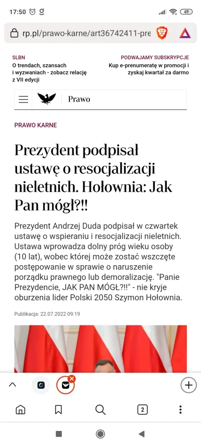 pilprzem - Ale gdy ktos chce walczyc z mlodociana patologia to opozycja wchodzi cala ...