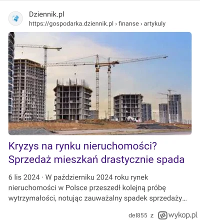 del855 - W sumie... śmieszne jest to, ze jak ceny spadaja to pisze się to w takim tan...