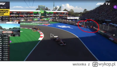 welonka - #f1 rzeczywiście w bardzo niebezpiecznym miejscu stał Sainz