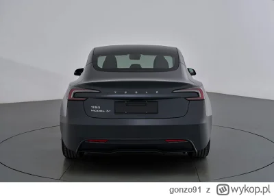 gonzo91 - #gielda #tesla #samochodyelektryczne
Tesla model 3+ RWD. Czyli model 3 z je...