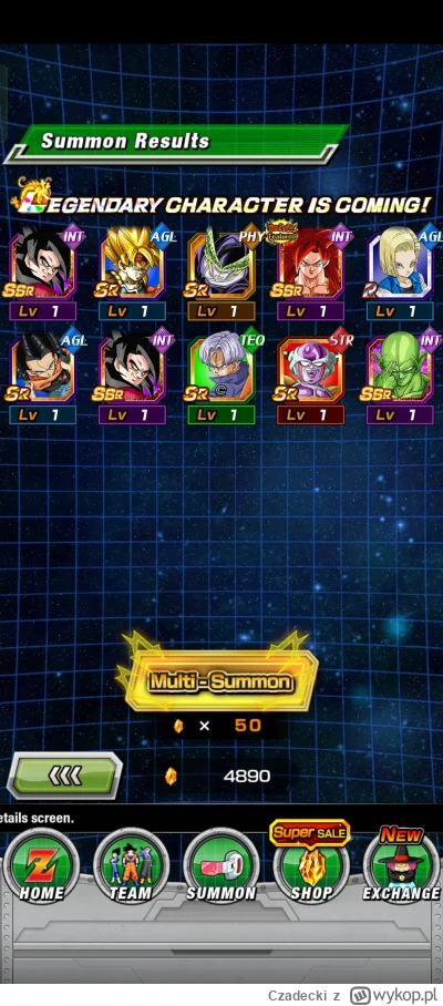 Czadecki - #dokkanbattle 
Co najśmieszniejsze parę miesięcy temu na jp także zdobyłem...