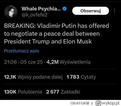 OBAFGKM - #heheszki #polityka