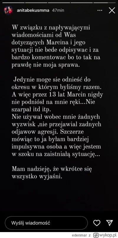 edenmar - @Szaka_laka: dla porządku warto jeszcze dodać, że Bekus, która była z nim 1...