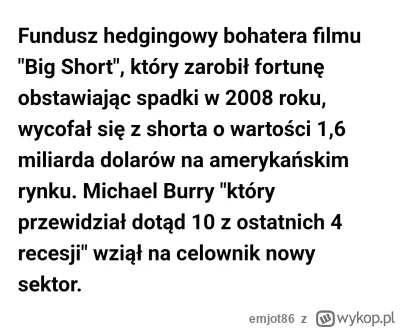 emjot86 - Przypominam, nikt nie ma pojęcia w którą stronę pójdzie rynek, nawet jeśli ...