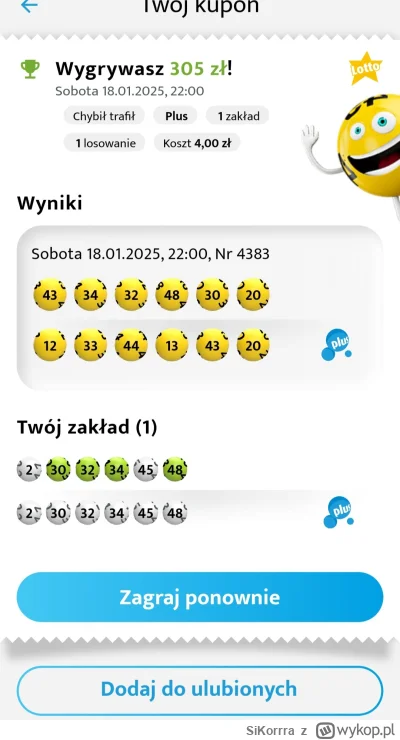 SiKorrra - Jest niedosyt 
#lotto