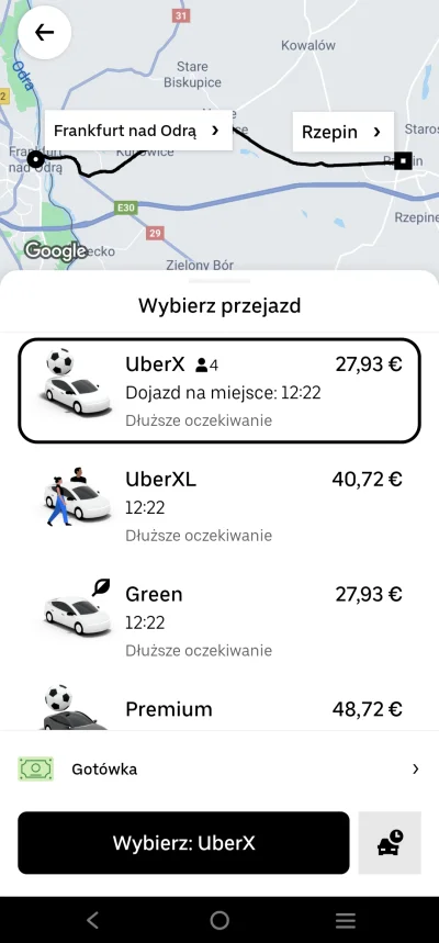 BudapestPalyaudvar - Uber pojedzie za 120 zł xD