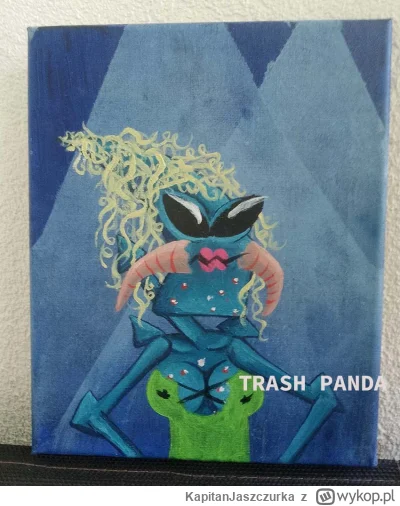KapitanJaszczurka - Dałam z siebie 30 procent ok #malarstwo #kapitanbomba