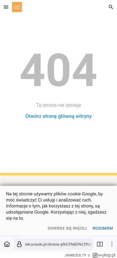 JANIEZOLTY - @Networks_PowerCat link nie działa, bardzo fajna zajawka, nie wiedziałem...