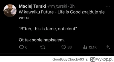 GoodGuyChucky93 - Kolejny popis Macieja „nie jestem lizodupem” „hieny” Turskiego 
#fa...