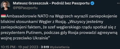 IdillaMZ - W interesie Polski, jest NATO bez Węgier. Nie stać nas osłabienie sojuszu....