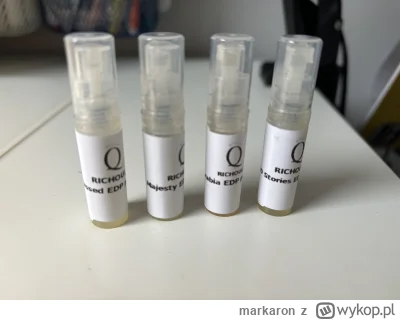 markaron - Przypominam, że mam na sprzedaż 4 sample z niszowej austriackiej perfumeri...
