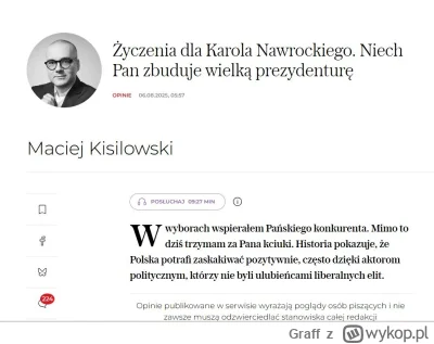 Graff - #polityka #4konserwy #neuropa 

Czytam sobie normalnie wyborcza, a tu takie c...