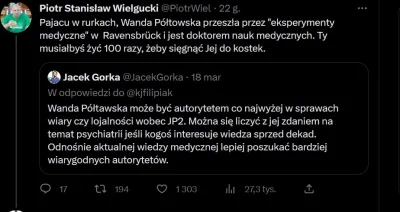 qeti - #bekazprawakow #bekazpodludzi ##heheszki

Ponieważ Półtawska była w niemieckim...