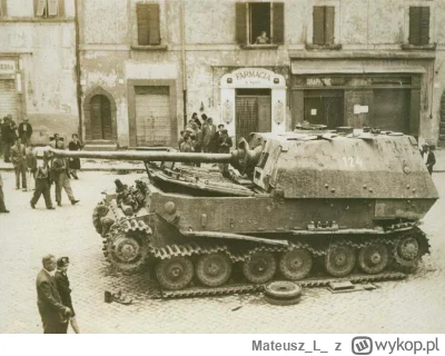 MateuszL - Znokautowany Sd.Kfz. 184 Elefant, Soriano, Włochy 1944. 
#nocnewojny