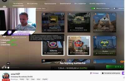 emerek00 - Zaczynam swoją  przygodę z Twitchem
Wpadajcie https://www.twitch.tv/emer13...