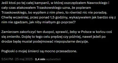 josedra52 - @JuliuszSlowacki: Wczorajszy wpis Mentzena