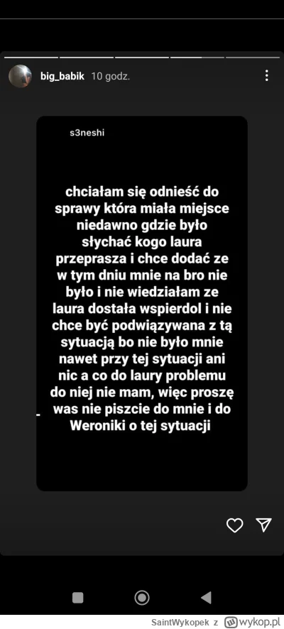 SaintWykopek - >Ale jutro będzie płacz ze starymi na komisariacie, jo nichcioła, jo n...