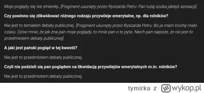 tymirka - Niech pan napisze że
Nie jest to przedmiotem debaty publicznej.
Nie jest to...