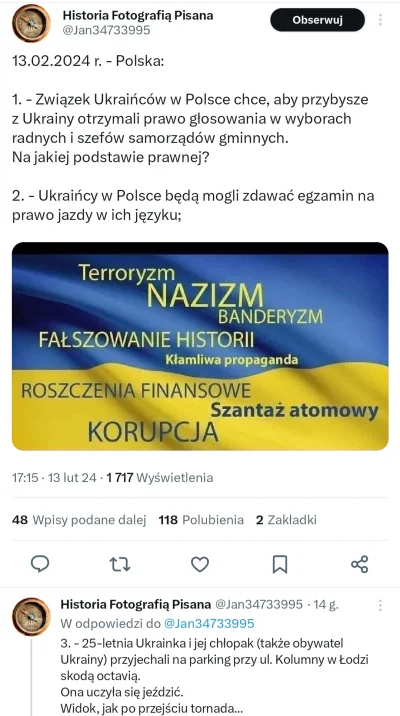 klawiszTartaru - Ukraińcy zaczynąją realizować 10 punkt swojego nacjonalistyczno-zbro...