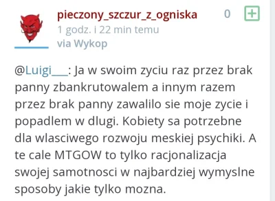 Zayatzz - @pieczonyszczurz_ogniska: na początku myślałem, że jesteś trollem, ale jeśl...