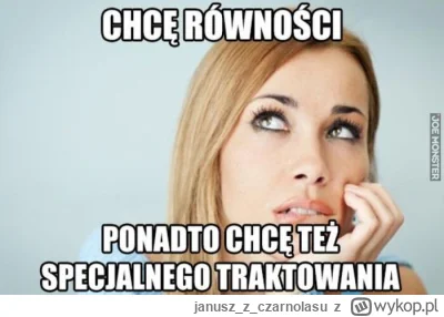 januszzczarnolasu - Dziwię się, że sąd podziela definicję równouprawnienia forsowaną ...