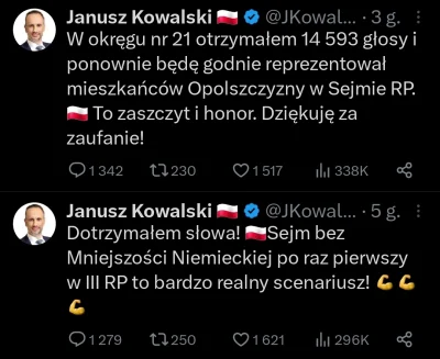 kobiaszu - Janusz Kowalski #!$%@?ł mandat typowi z mniejszości niemieckiej XDDDD

Życ...