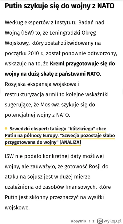 Kopytnik_1 - #wojna #rosja #ukraina #polska #nato #wojsko #pytaniedoeksperta #ciekawo...