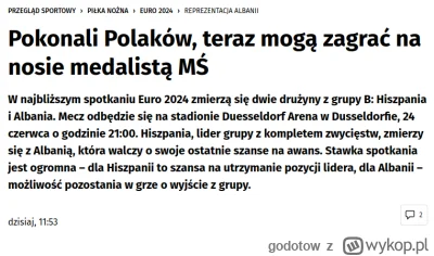 godotow - medalista, jak się tym gra na nosie? 

#mecz #euro2024 #grammarnazi