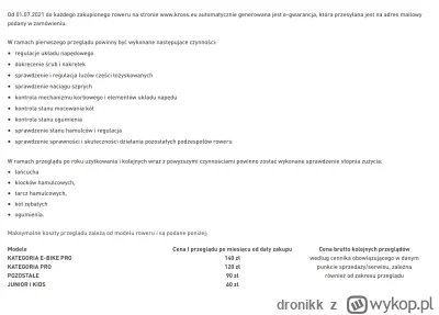 dronikk - elo miraski
ma ktos rower Krossa i korzystal z ich serwisu?
kupilem dla sie...