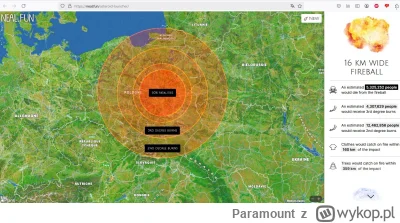 Paramount - @byferdo: Symulator pokazuje ze uderzenie w Wawe by bylo dosc tragiczne:
