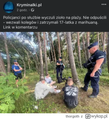 thorgoth - Kolejny, epicki sukces polskiej policji, od razu zrobiło się bezpieczniej....