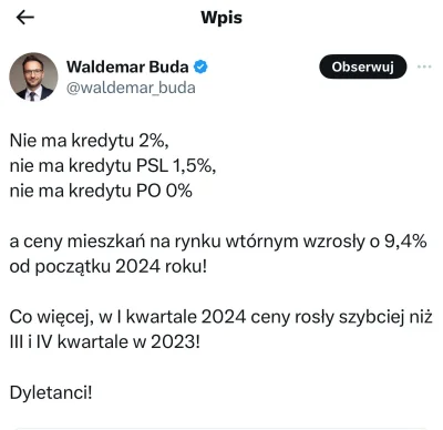 wizytaKomornika - Pan Buda to akurat na wzrostach cen mieszkań zna się najlepiej.

#n...