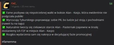 CeZ_ - Nie przewidziałem, że #!$%@?ą to walką w boksie w dużych rękawicach xD #famemm...