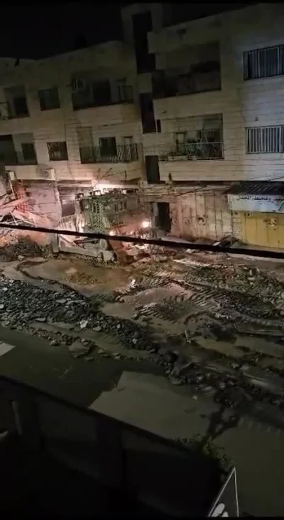 GandaIf - Masowe zniszczenia infrastruktury w Jenin na zachodnim brzegu po rajdach iz...