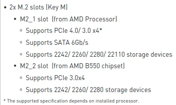 gomjeden - @sierramikebravo: płyta ma jeden port m.2 w standardzie PCI-e Gen. 4.0, dr...