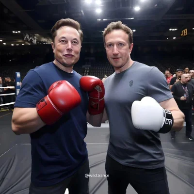 Kumpel19 - Elon Musk: "Walka będzie zarządzana przez fundacje moją i Zucka. Transmisj...