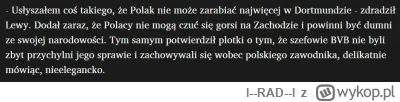 l--RAD--l - A teraz wyobraźcie sobie jakby Hans-Joachim Watzke powiedział, że murzyn ...