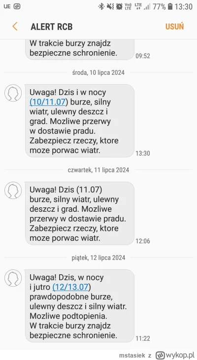 mstasiek - Myślicie, że jakbym ładnie ich poprosił to by mogli wysyłać te smsy o 7:30...