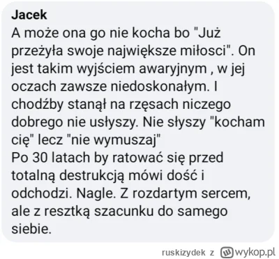ruskizydek - Wśród miliona Januszów i hektolitrów ścieku boomerozy facebookowej i cał...